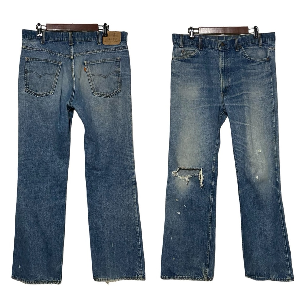 Vintage Orange Tab Levi’s 517 Jeans 
Men’s Size 36W 32L Blue Jeans